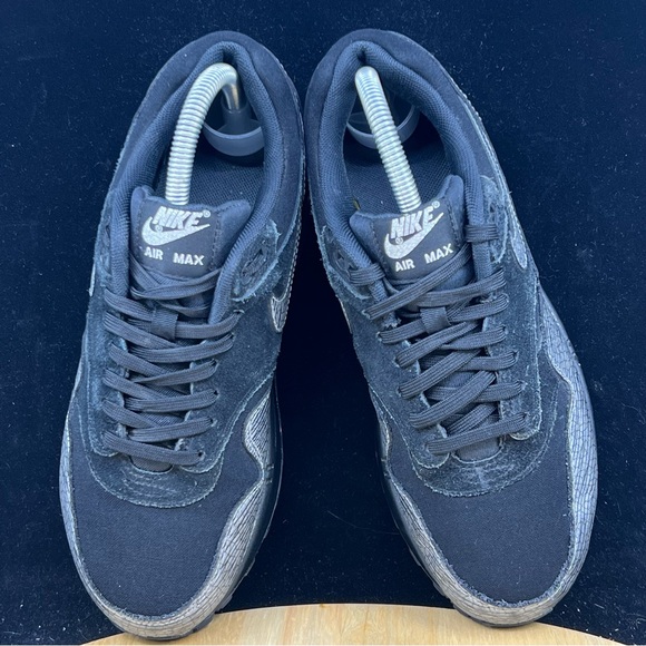 Nike Air Max 454746-005 Premium Black Metallic Hematite Women’s Sz 7.5 Running - Picture 8 of 10